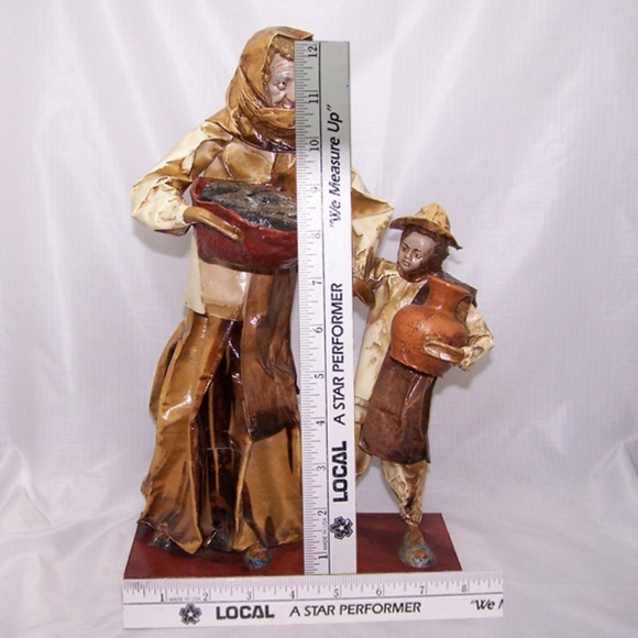 VTG Papier-mâché, Mexican folk art sculptures, "peasant figures" - Picture 7 of 7